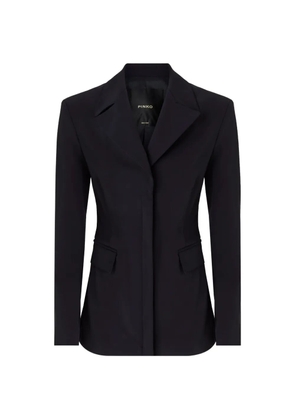 PINKO notched-lapel single-breasted blazer - Black