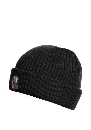 Parajumpers Matio ribbed beanie hat - Black