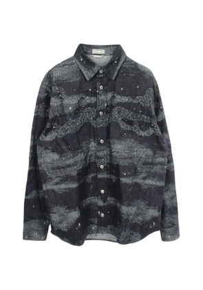 Christian Dior Pre-Owned x Peter Doig denim shirt - Blue