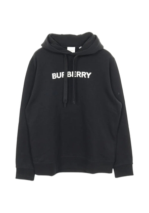 Burberry Pre-Owned 2010s logo print hoodie - Black