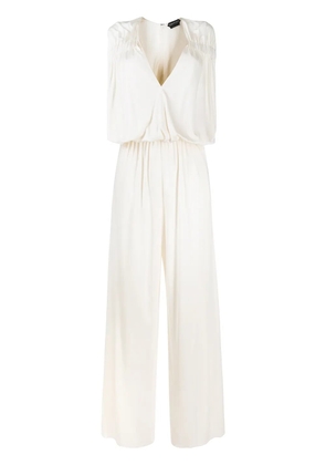 TOM FORD silk V-neck jumpsuit - Neutrals