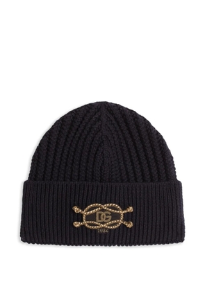 Dolce & Gabbana rib-knit hat - Blue