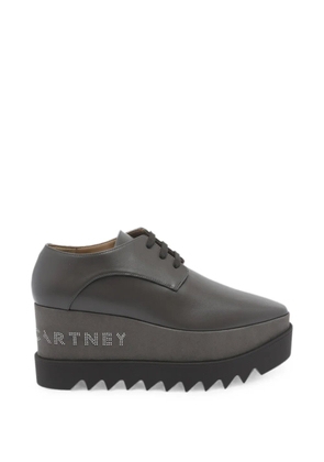 Stella McCartney Elyse platform lace-up derby shoes - Grey