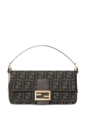 FENDI Baguette FF-jacquard tote bag - Brown