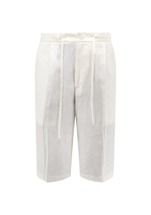 Hevo drawstring-waist pleated shorts - Neutrals