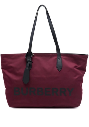 Burberry Pre-Owned 2018-2023 Eco Nylon Logo tote bag - Red