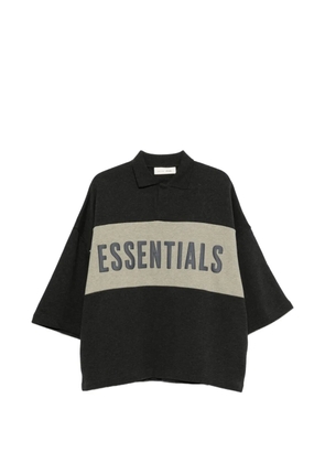 FEAR OF GOD ESSENTIALS Essentials logo-print polo-shirt - Grey