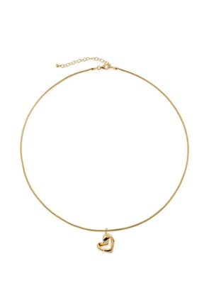 Monica Vinader heart pendant necklace - Gold