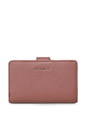 Coccinelle Metallic Soft press-stud wallet - Pink