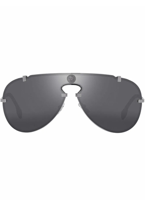 Versace Eyewear pilot-frame sunglasses - Grey