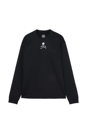 Mastermind Japan skull-print long-sleeve T-shirt - Black