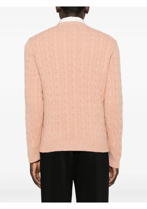 Valentino Garavani VLogo Signature cable-knit - Pink