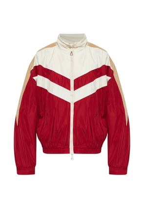 DSQUARED2 chevron-patterned high-neck bomber jacket