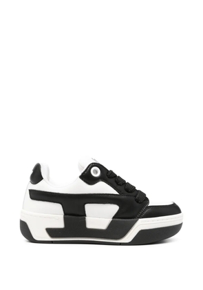 Diesel S-D Ollie logo-patch panelled sneakers - White