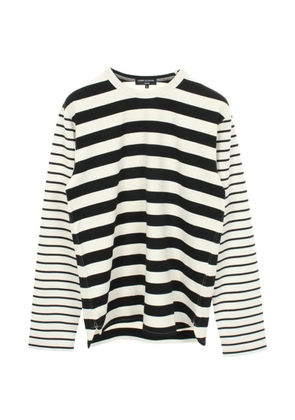 Comme des Garçons Homme striped long-sleeve T-shirt - White