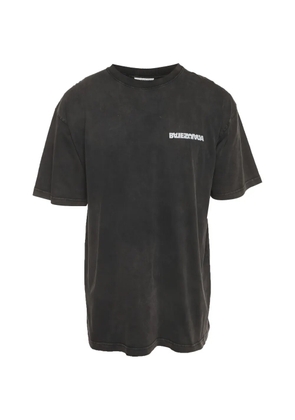 Balenciaga Pre-Owned mirrored logo-print T-shirt - Black