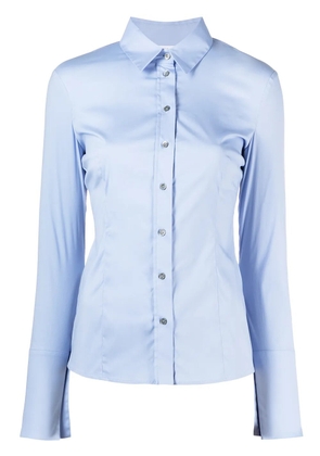 Patrizia Pepe long-sleeved shirt - Blue