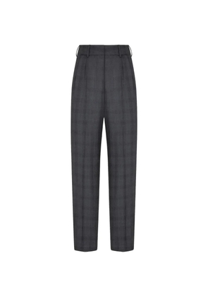 Blazé Milano Bravado checked wool trousers - Grey