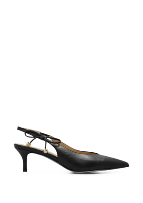 Furla Poppy bow-detail slingback pumps - Black