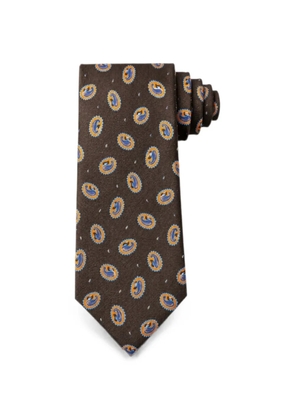 Bona Furtuna paisley-print tie - Brown
