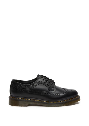 Dr. Martens 3989 Yellow Stitch brogue-details Derby shoes - Black