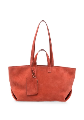 A.P.C. Drummer suede tote bag - Orange