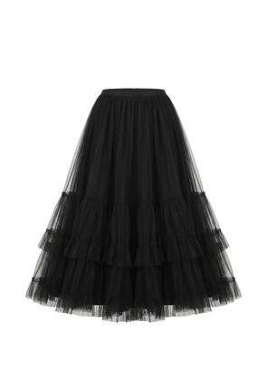 Valentino Garavani layered-tulle maxi skirt - Black