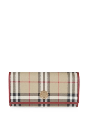 Burberry Check wallet - Neutrals