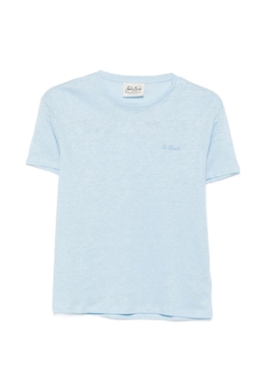 MC2 Saint Barth embroidered linen T-shirt - Blue