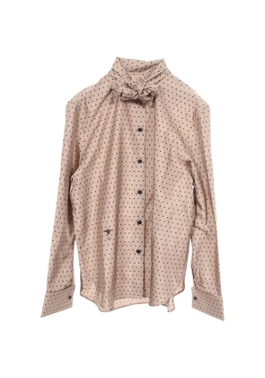 Christian Dior Pre-Owned 2010s ruffled blouse - Neutrals