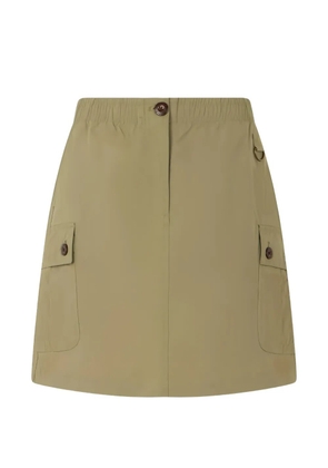 Barbour elasticated-waist cargo-pockets skirt - Green