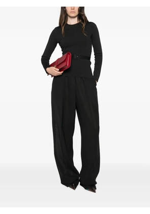 TOM FORD belted long-sleeve sweater - Black