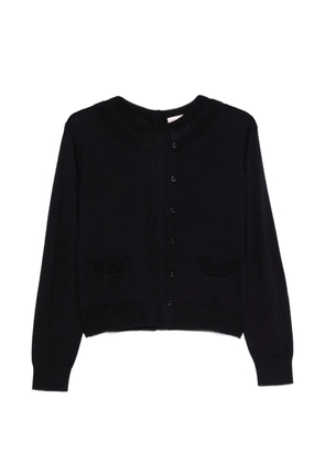 Semicouture button-up wool cardigan - Blue