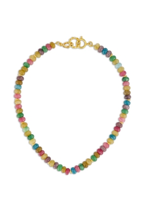 Sylvia Toledano beaded brass necklace - Gold