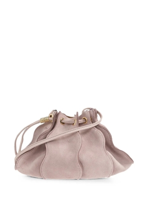 Ulla Johnson small Adria wavy bucket bag - Pink