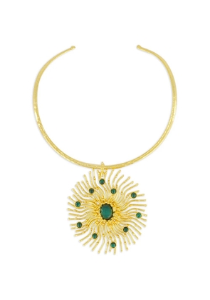 Sylvia Toledano Sunshine malachite necklace - Gold