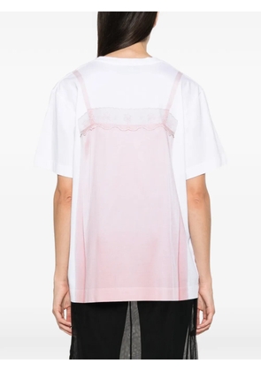 Simone Rocha trompe l'oeil print T-shirt - White