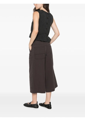 Cecilie Bahnsen ruffled button-back vest - Grey