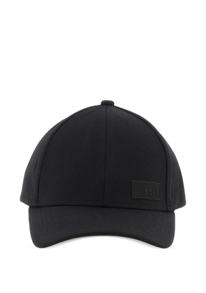 BOSS Lach logo-patch cap - Black