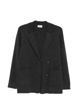 P.A.R.O.S.H. double-breasted notched-lapels jacket - Grey