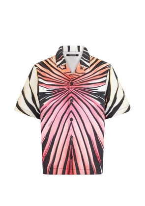 Roberto Cavalli Ray of Paradise-print short-sleeve shirt - Pink