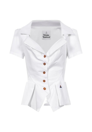 Vivienne Westwood peplum short-sleeve shirt - White