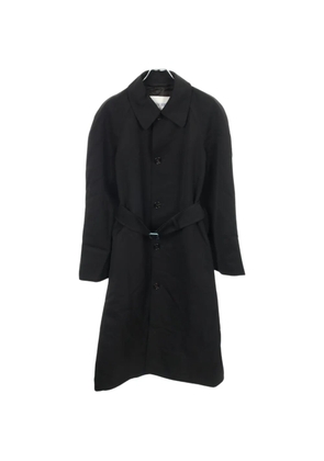 Burberry Pre-Owned 2020s belted wool coat - Black