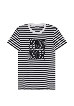 Max Mara striped cotton T-shirt - Black