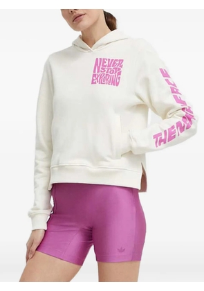 The North Face sleeve print hoodie - Neutrals