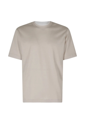 Eleventy layered-effect short-sleeve T-shirt - Neutrals