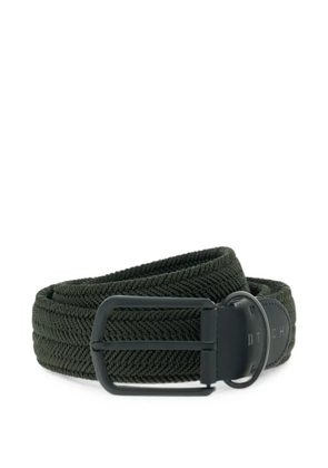 Boggi Milano belt woven stretch viscose blend - Green