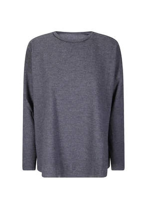 Labo Art Sandra crew-neck long-sleeve T-shirt - Grey