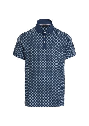 RLX Ralph Lauren geometric-print polo shirt - Blue