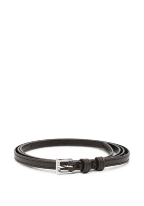 Nº21 buckle-fastening leather belt - Brown